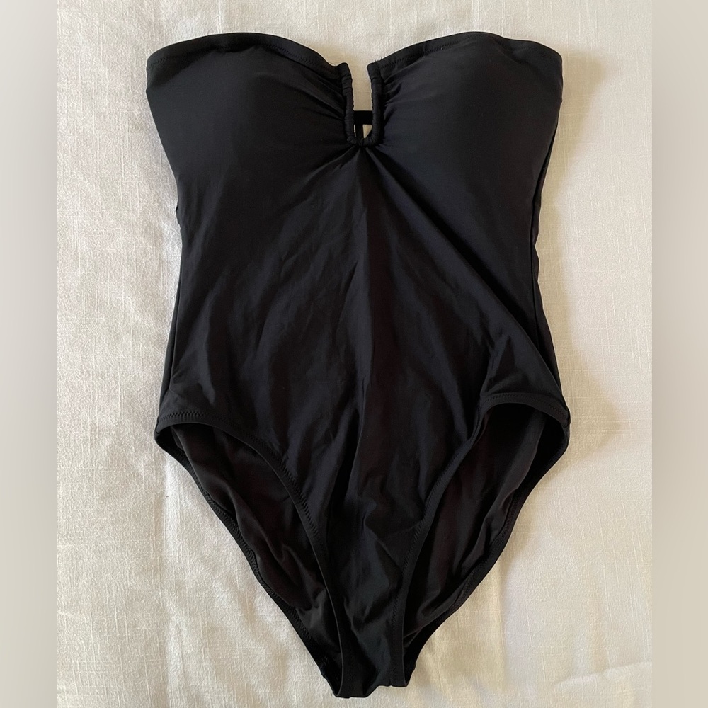 JCrew U-front Bandeau One-Piece